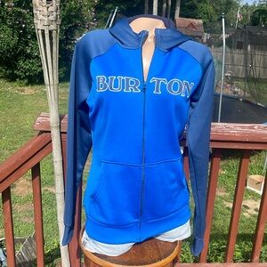 BURTON size Med Full Zip Hooded Jacket -Unisex